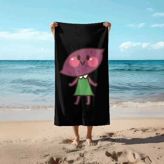 Sweet Potato Head Beach Towels