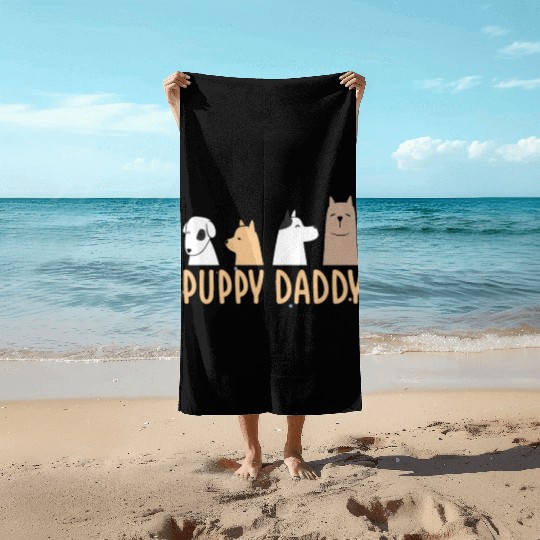 Mens Gay Puppy Daddy Pup Play Fetish Kink BDSM Beach Towels