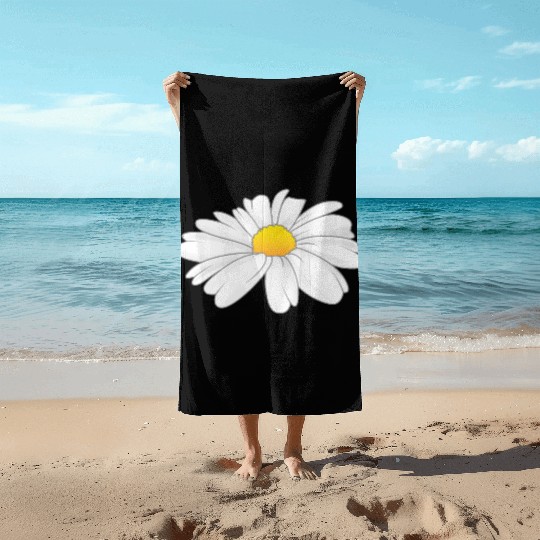 Daisy - Flower Beach Towels