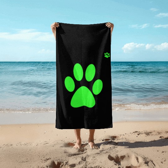 Cat Noir Of Miracle Ladybug Beach Towels