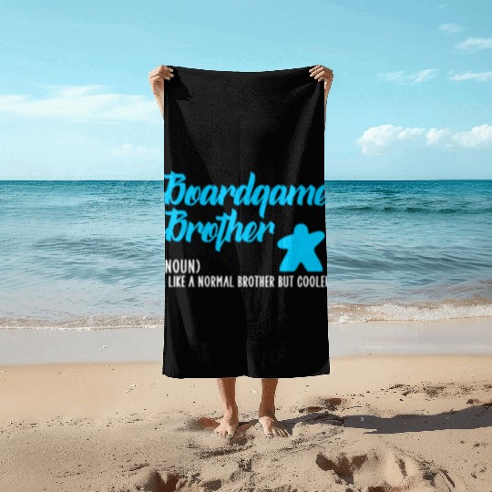 boardgame brother Beach Towels