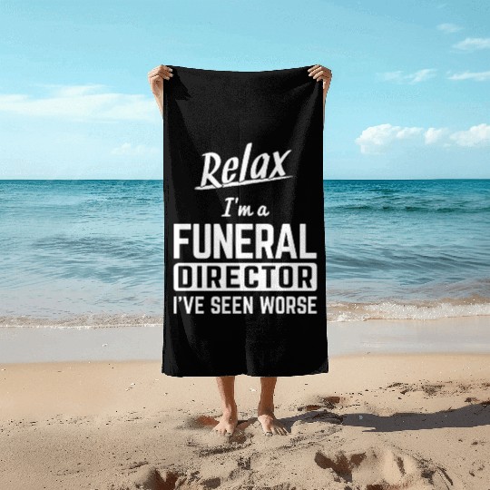 Funeral Director Director Beach Towels