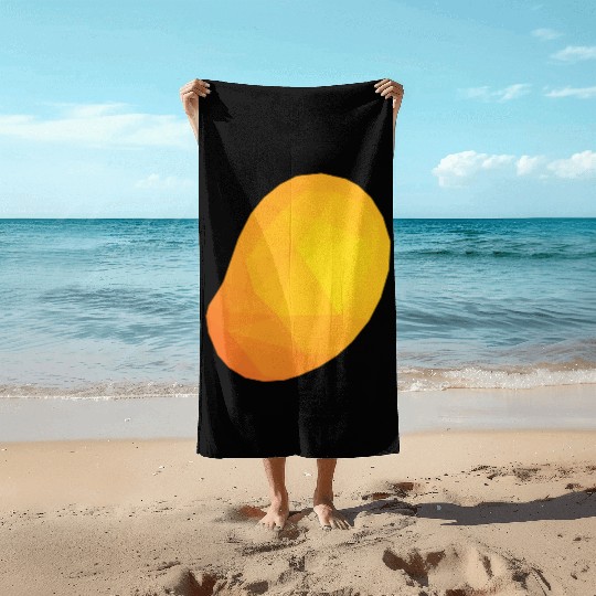 Mango Low Poly Beach Towels