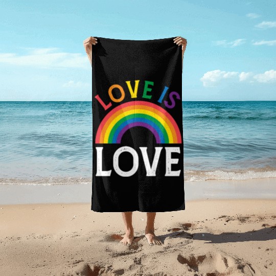 Love is Love - LGBTQ Beach Towels