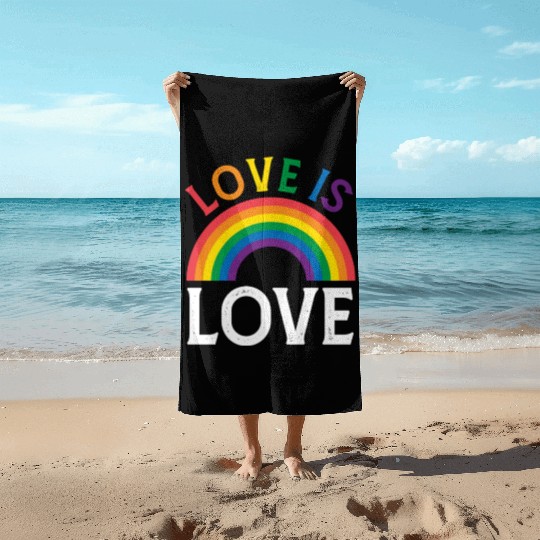 Love is Love - LGBTQ Beach Towels