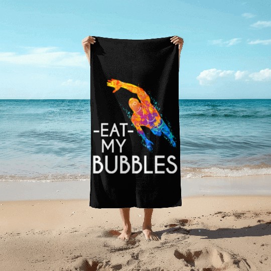 Swimming coach gift swimming Beach Towels