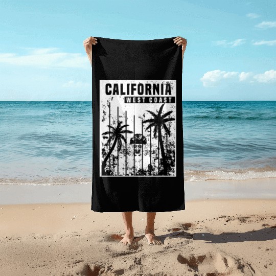 California West Coast Beach Towels