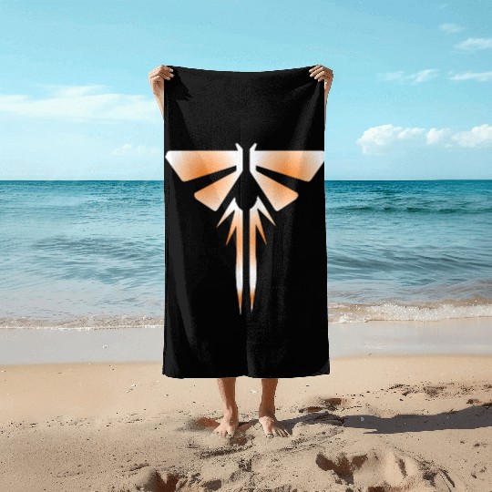 The Last of Us Fireflies Logo Graffiti Beach Towels