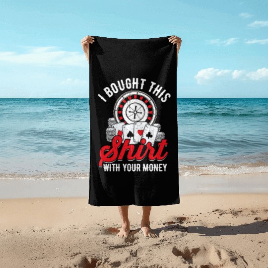 Poker Hands Poker Case Beach Towels Casino Blackjack