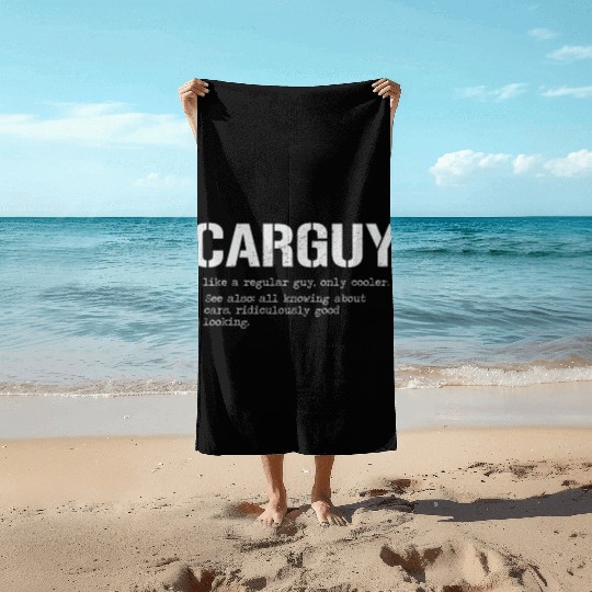 Car Guy Beach Towels