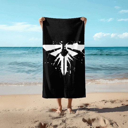 the last of us fireflies ellie joel abby Beach Towels