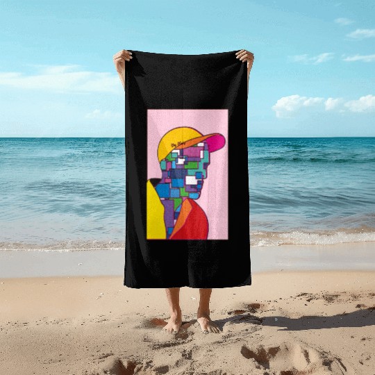 Lil peep Cry Baby Beach Towels