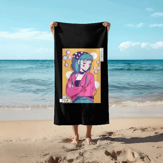 Anime Style Beach Towels