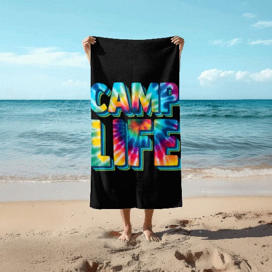 camp life,SUMMER Camp, fall camp,boy scouts,trekki Beach Towels