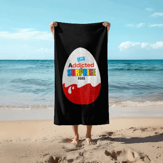 Delicious Schokobons Kinder Egg Beach Towels