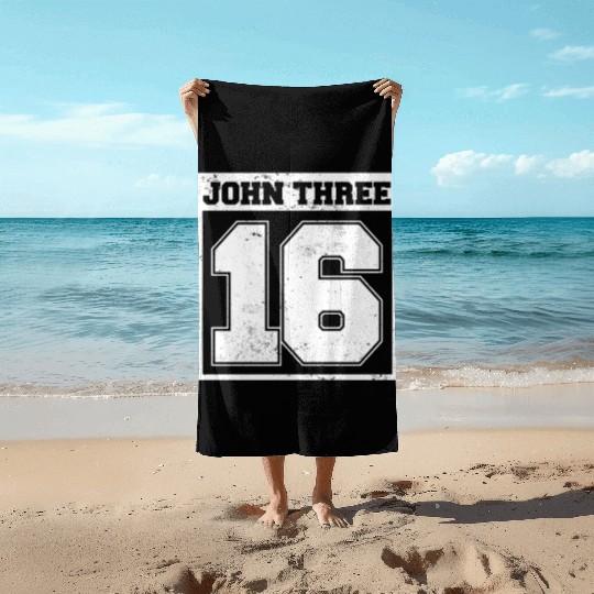 Religious Christian Jesus Christ Bible Verse Beach Towels