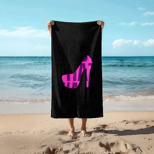 Sissy That Walk png Beach Towels