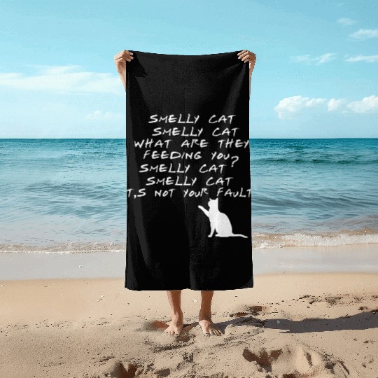 Smelly Cat Friends Tv Show Beach Towels