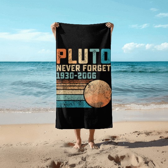 Pluto Never Forget Beach Towels