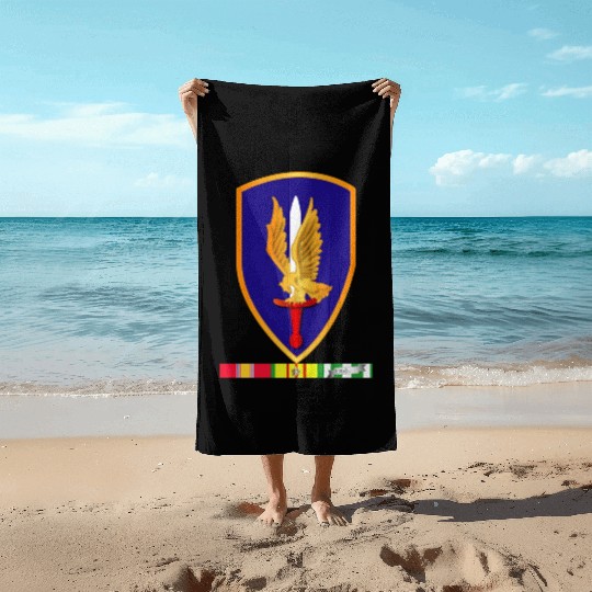Army 1st Aviation Brigade Vietnam w SVC wo Txt Beach Towels