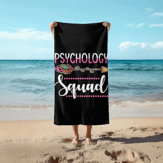 Psychologist Psychology Squad Women Group Beach Towels