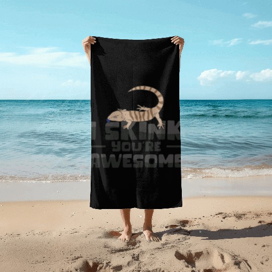 Herpetology Skink Lizard Wildlife Reptile Beach Towels