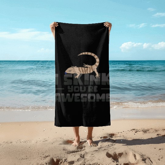 Herpetology Skink Lizard Wildlife Reptile Beach Towels