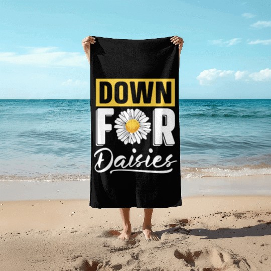 Daisy Garden Gardening Gardener Beach Towels