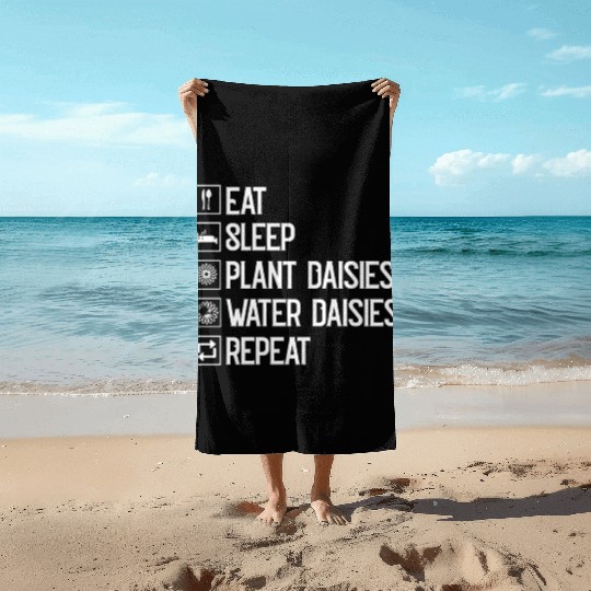 Daisy Garden Gardening Gardener Beach Towels