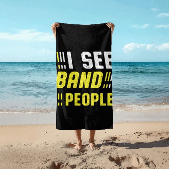 See band People Concert Goer Gift Beach Towels