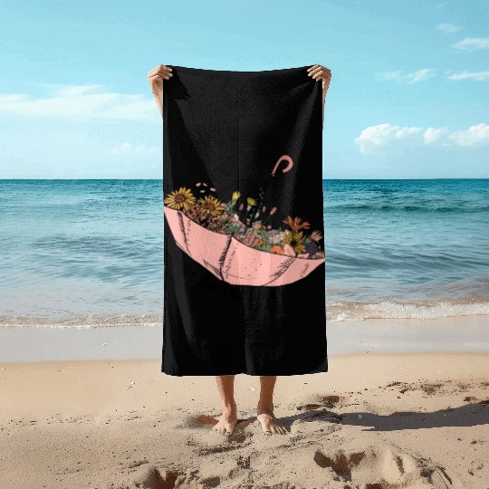 Stronger than the storm sublimation Beach Towels