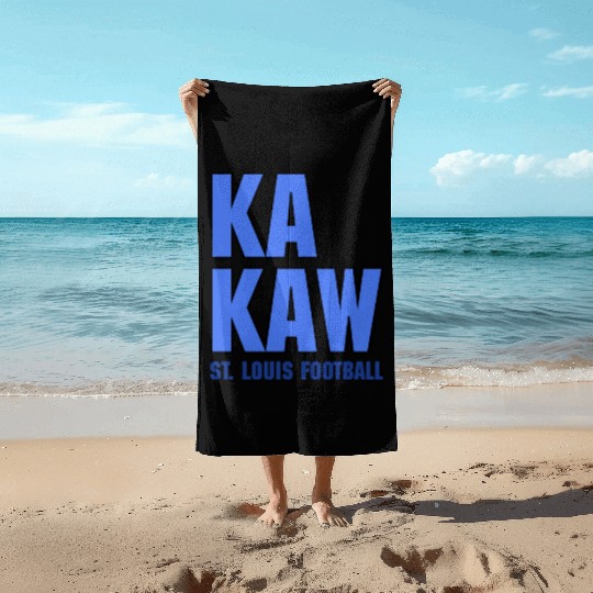 BATTLEHAWKS FOOTBAL ST LOUIS Beach Towels
