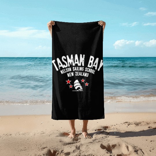 Tasman Bay Nelson sailing school Beach Towels