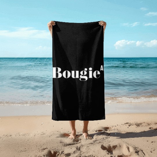 Bougie AF, Funny Rude As Fuck Beach Towels