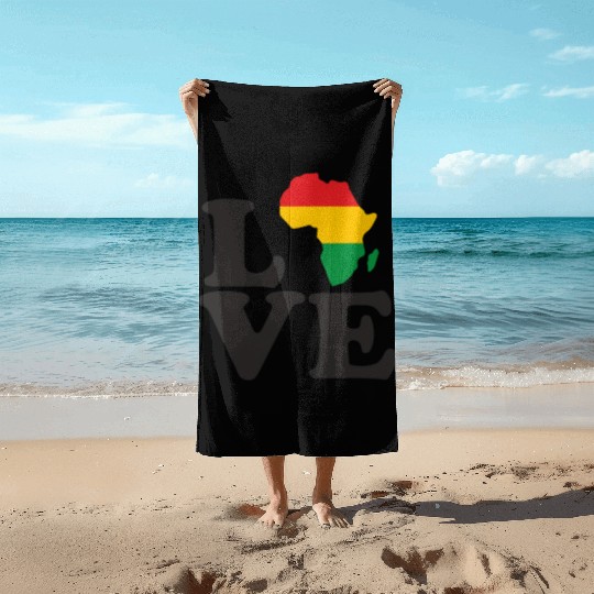 Juneteenth Day 1865, Freedom Day America African Beach Towels