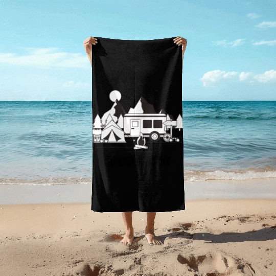 summer camping Beach Towels