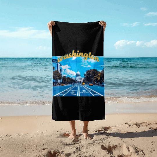 Washington DC Beach Towels