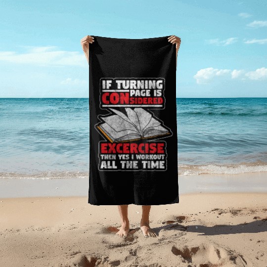 Bookworm Library Literature Back To School Beach Towels