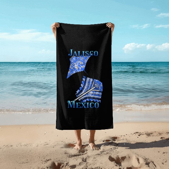Jalisco Vacation Tribal Stingrays Beach Towels
