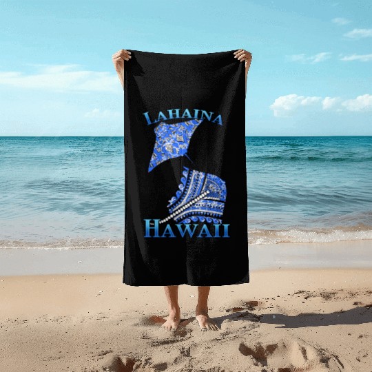 Lahaina Vacation Tribal Stingrays Beach Towels