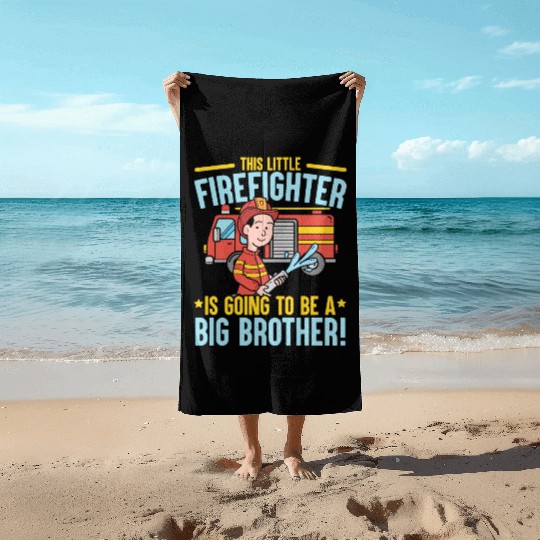 Firefighting Fireman Firefighter Fire Firewoman Beach Towels