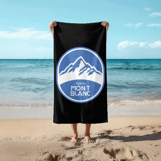 Tour du Mont Blanc Beach Towels