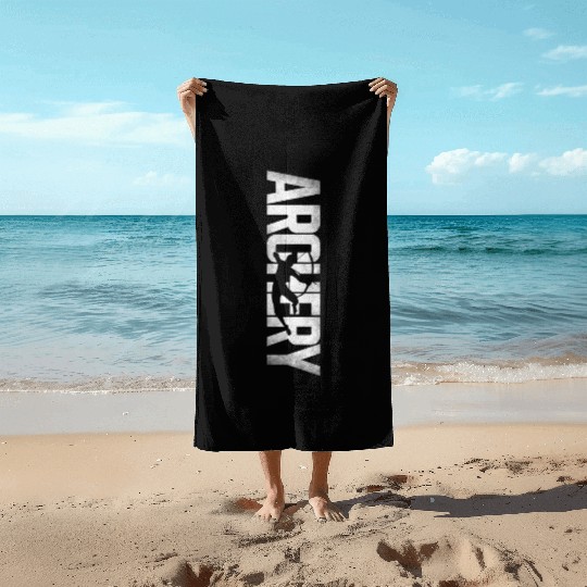 Archery Bow Archer Vintage Archery Beach Towels