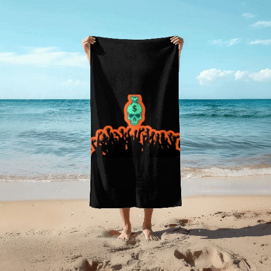 desire for money Beach Towels