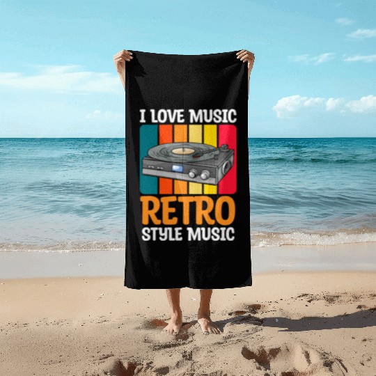 Musicians Musical Note Clef Music Teacher Beach Towels