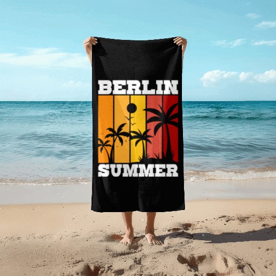 Berlin summer Beach Towels