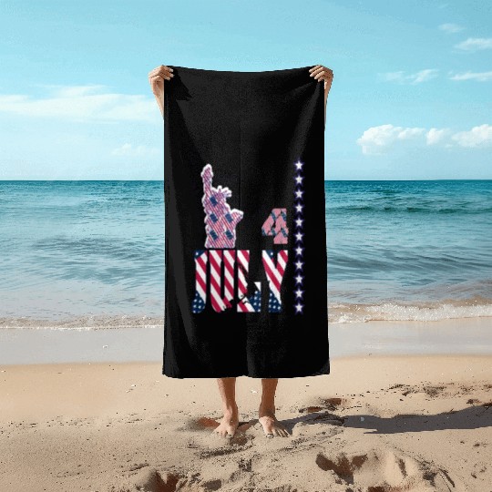 Independence Since 1776 Fourth July Beach Towels