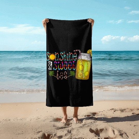 Sunshine Sweet Tea Beach Towels