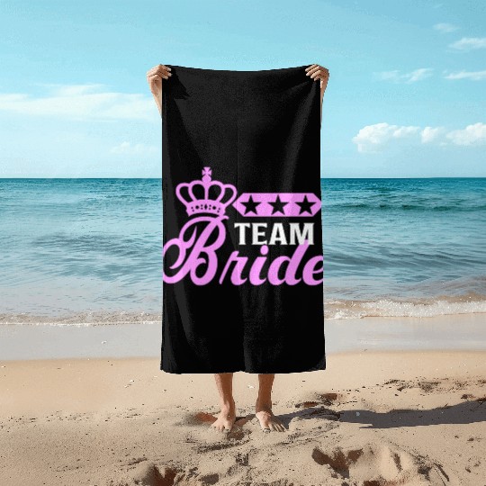 Bachelorette Team Bride Wedding bachelorette party Beach Towels