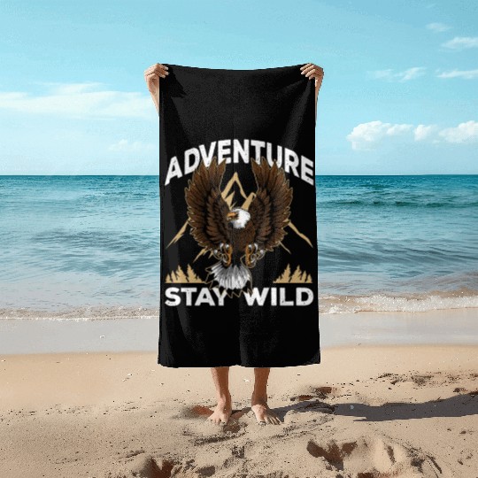 Adventure Lover Bald Eagle Natural Park Camping Beach Towels